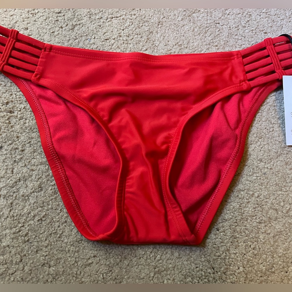 NWT Shade and Shore red bikini bottom